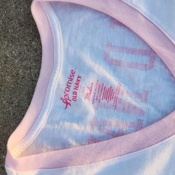 Breast Cancer Awareness Tee - Together we can, I Promise Tee Like New - Picture 4 of 5